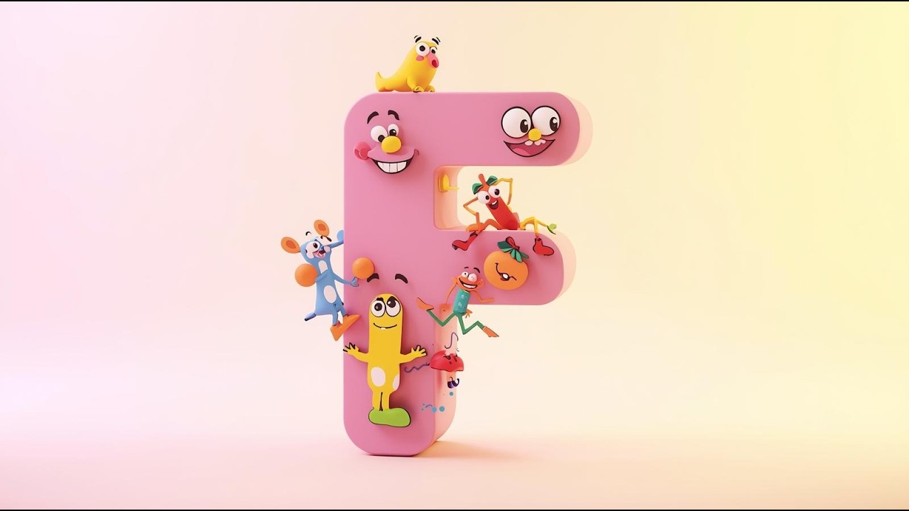 Learn Alphabet F | 10 Things from F | Fish | Frog | Learning for Children | WelcomeToTheKidsWorld