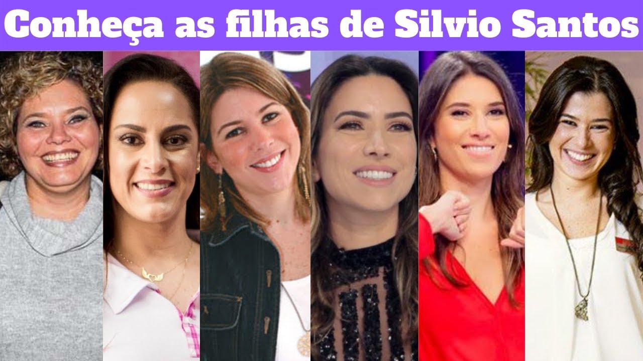 As filhas do apresentador Silvio Santos
