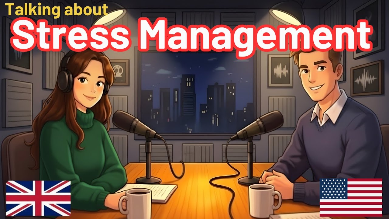  Daily English Conversation Practice | How to Talk About Stress Naturally