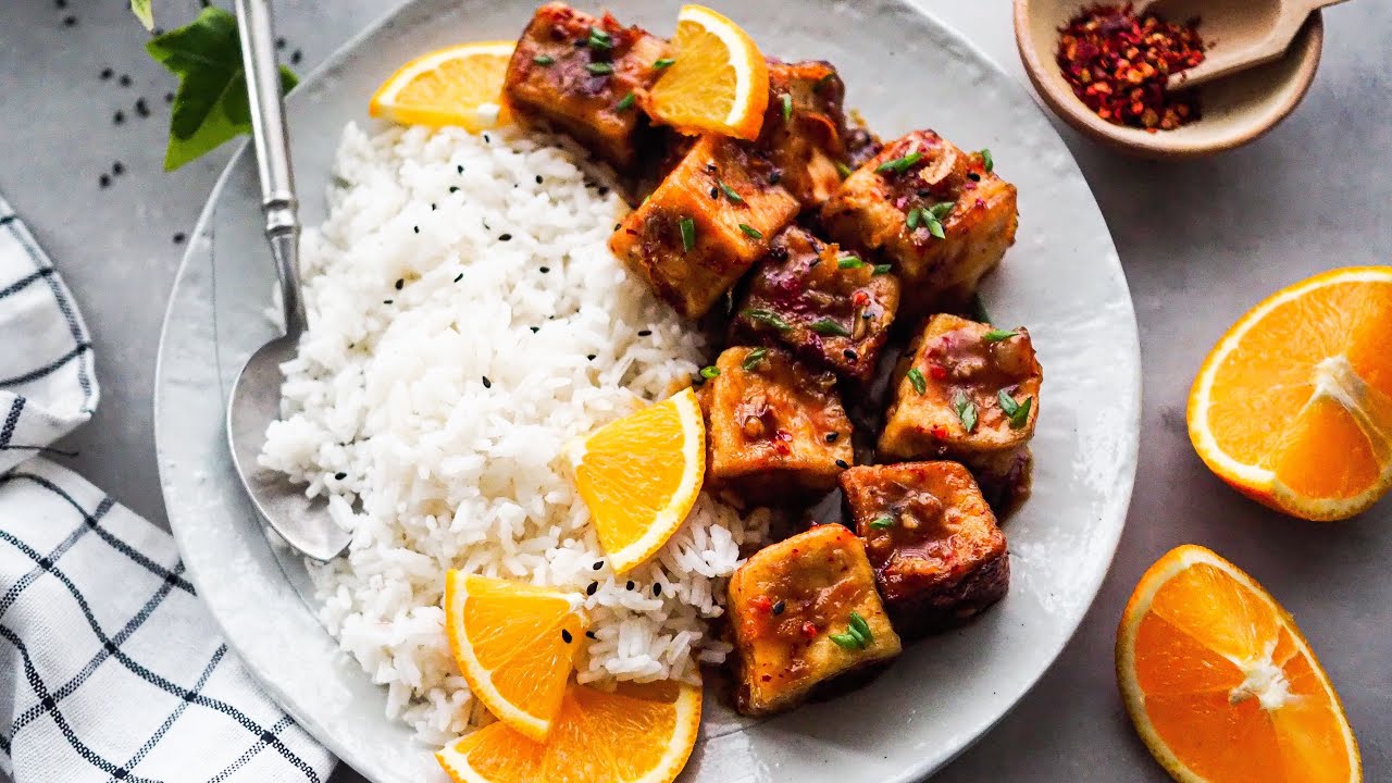 Orange Ginger Tofu | Easy Vegan Recipe