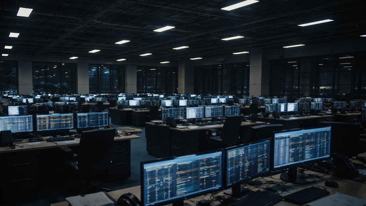 Late-Night Trading Floor | Focus Environment