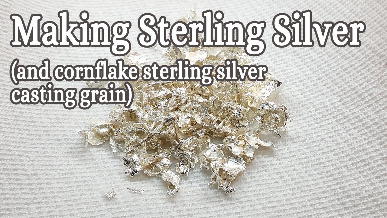 How to Make Sterling Silver (and casting grain)