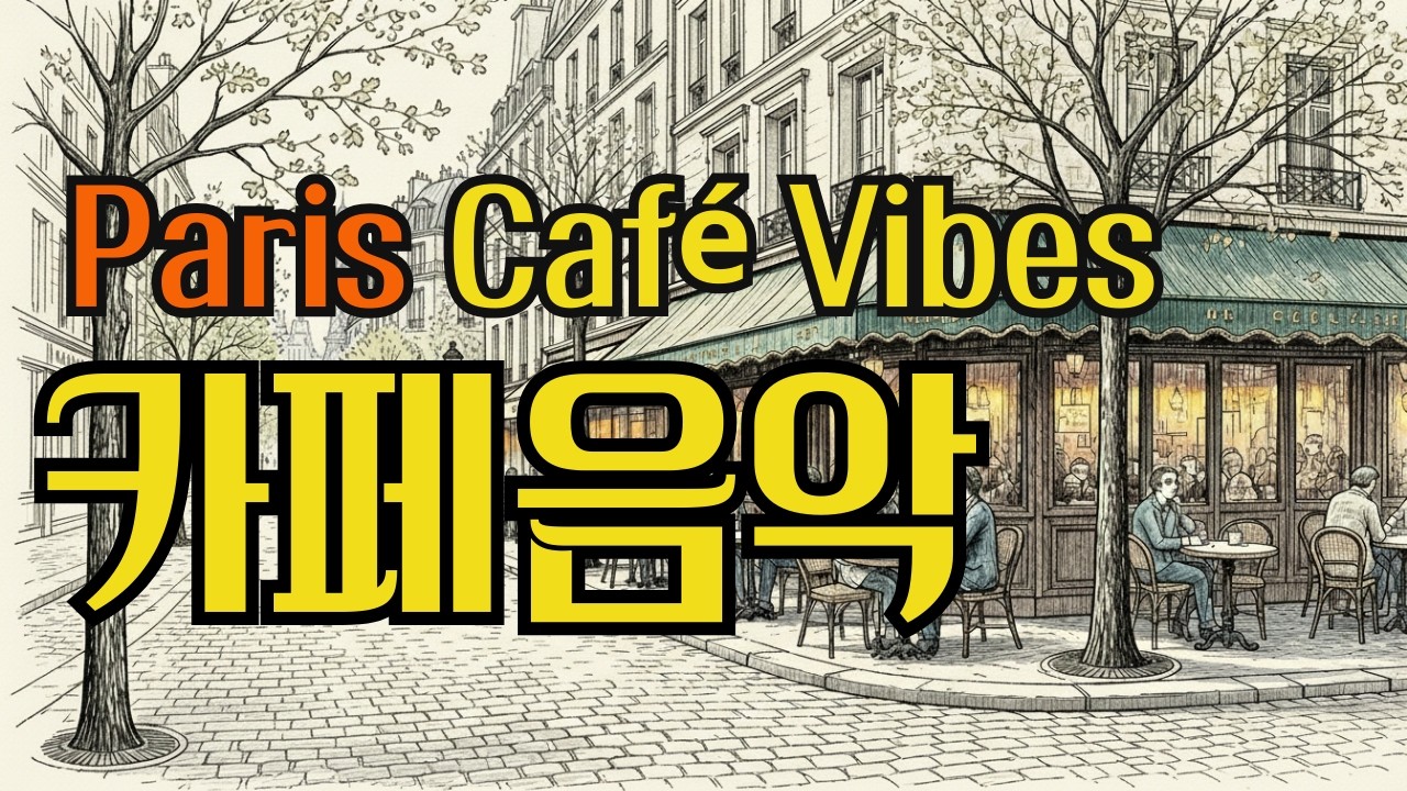 🇫🇷파리 카페☕ 음악 플레이리스트 | Soft, warm acoustic piano, guitar, and accordion sounds.