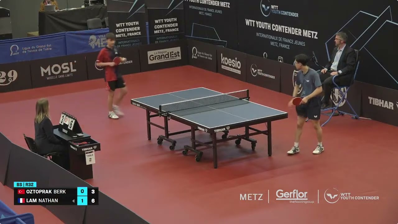 Berk Öztoprak   Nathan Lam WTT Youth Contender Metz 2024 U17 R32