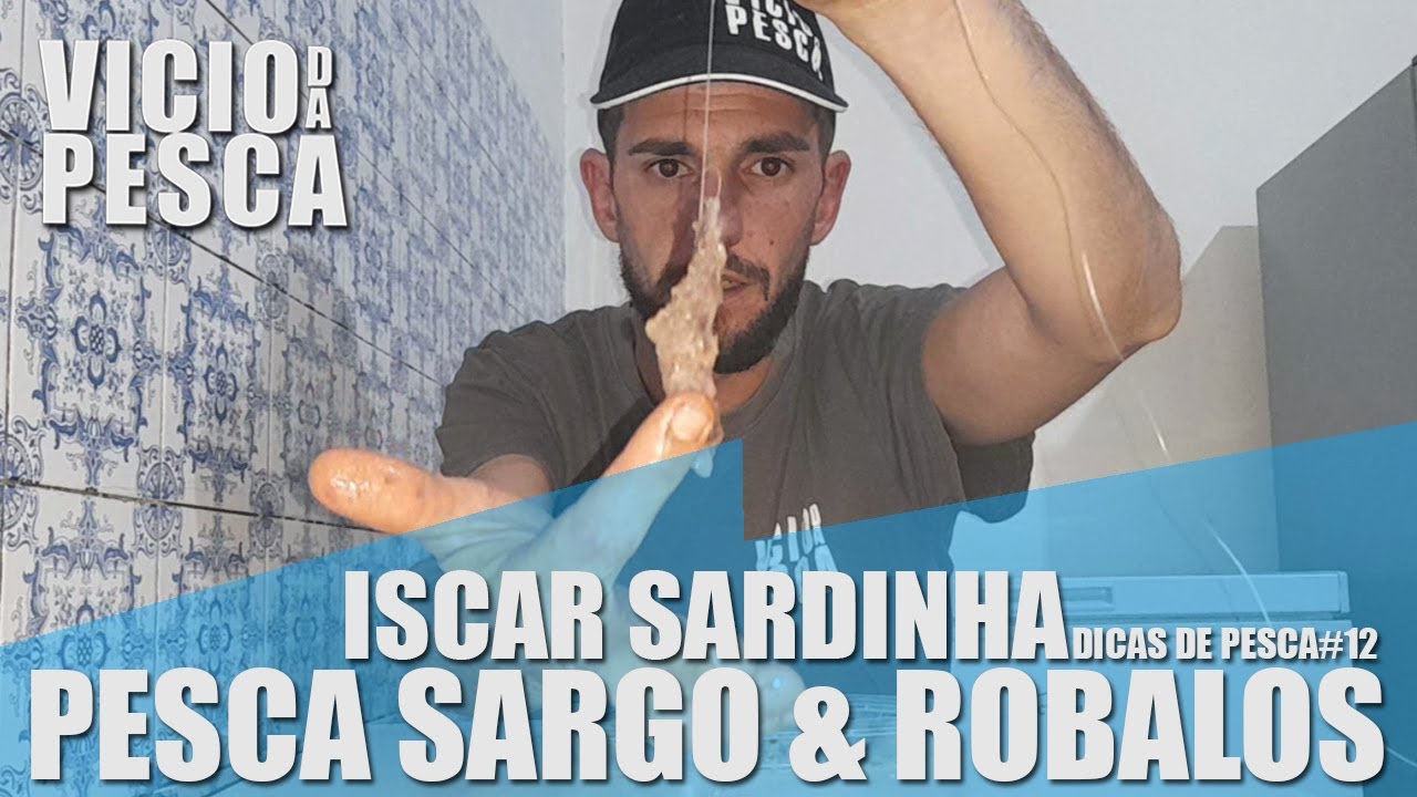 COMO ISCAR SARDINHA PARA OS SARGOS & ROBALOS A BOIA DICA #12 #ISCOPARAPESCA #SARDINHA