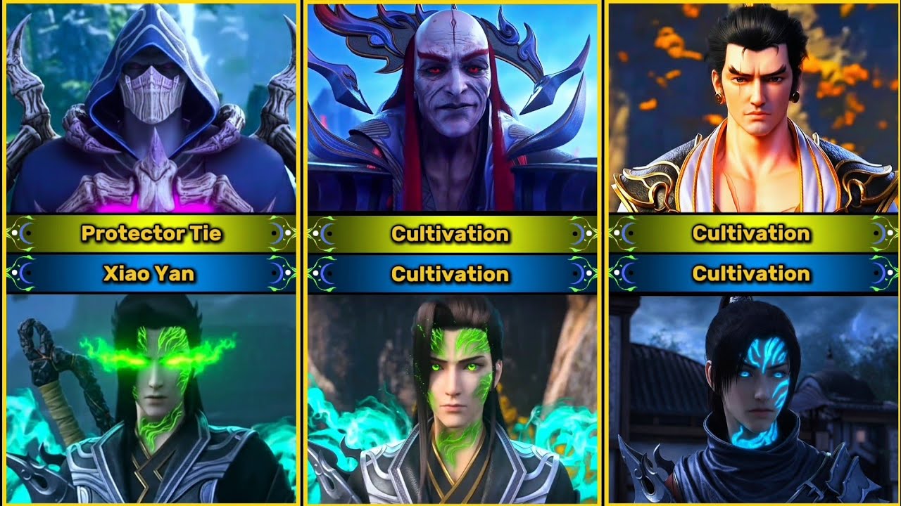BTTH : Xiao Yan Cultivation Comparison with Every Villain and Opponent Part 2 