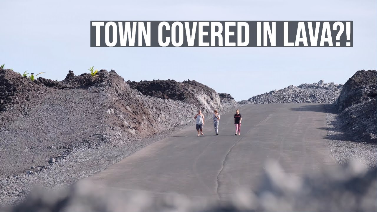 Exploring Hilo, Punaluu Black Sand Beach, and a Town Covered in Lava in 4K