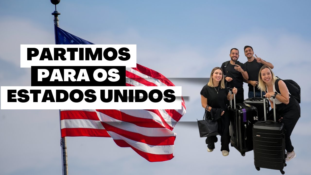 PARTIMOS PARA OS ESTADOS UNIDOS PELA PRIMEIRA VEZ !