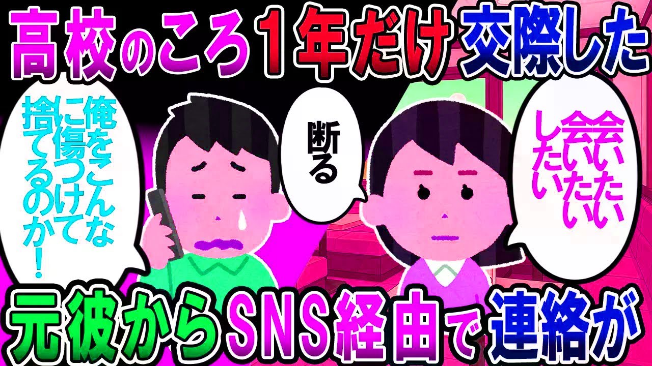 【修羅場】１年交際して別れた元彼がＳＮＳを通して連絡が来た。「会いたい、したい」私「いや無理」「そこまで俺を傷つけた挙句、捨て去るつもり？」←私（は？）【2c