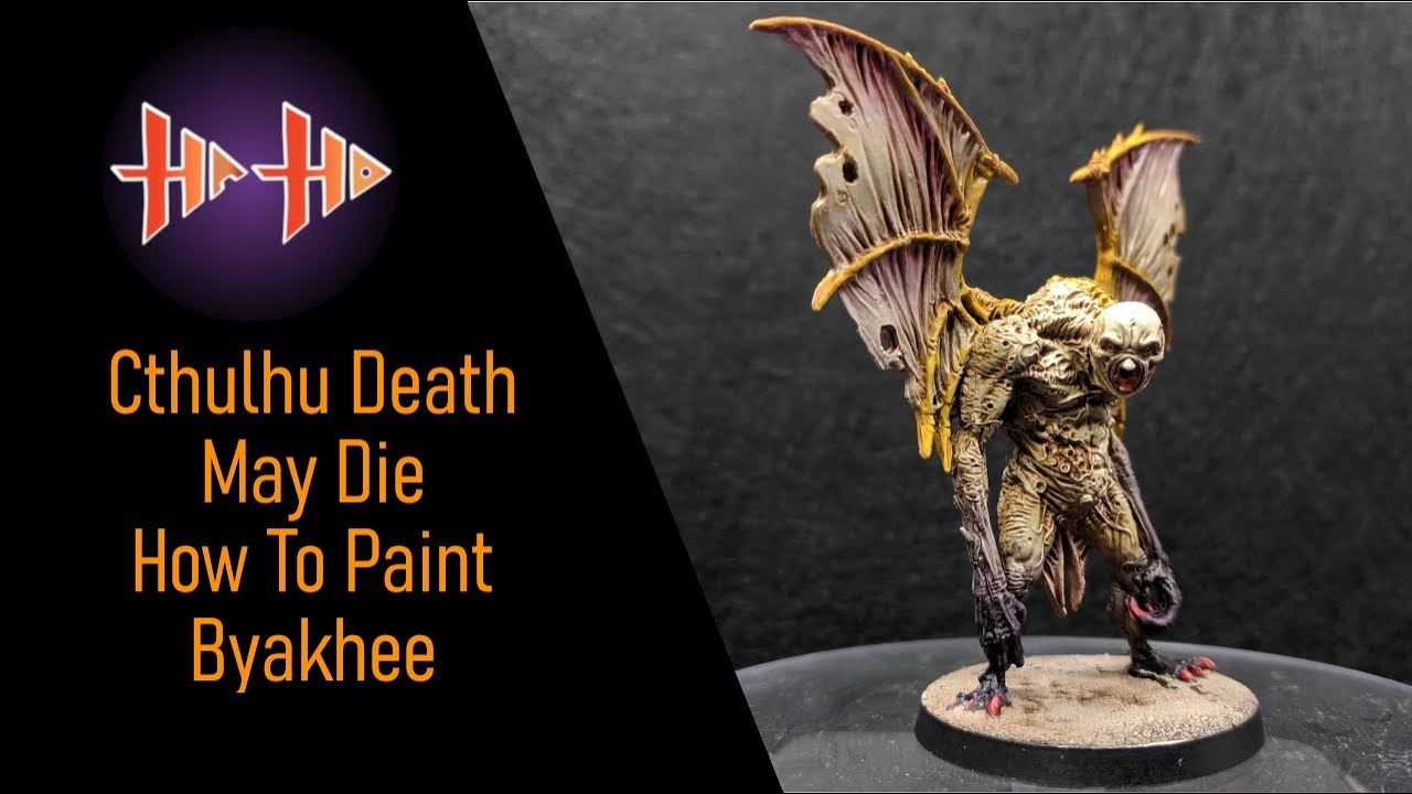 Cthulhu Death May Die Painting Guide Ep.3 Byakhee ( How to Paint Byakhee ) in 30min w/ Contrast
