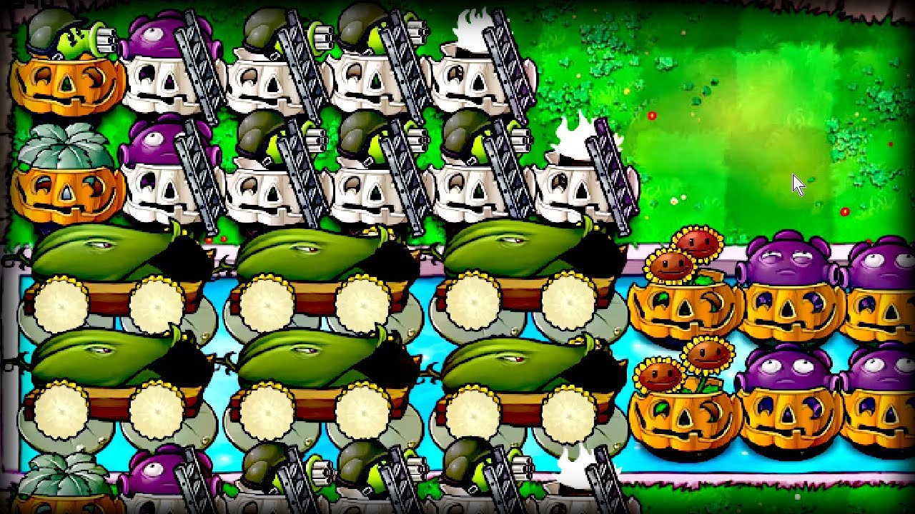🔥Gatling King in Survival Pool Endless | Plants Vs. Zombies | 7100 Flags