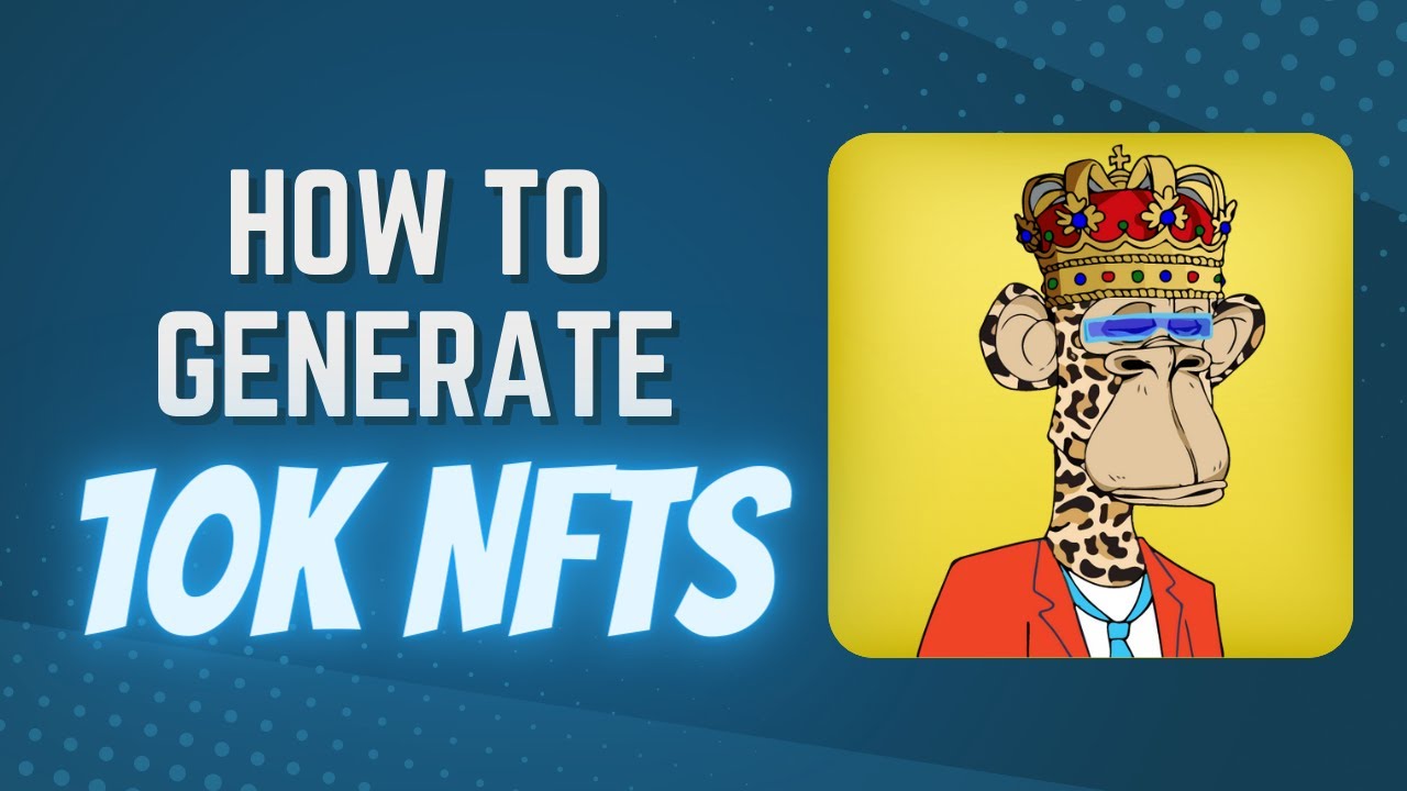 How to Randomly Generate 10K NFTs in 10 minutes - No Coding