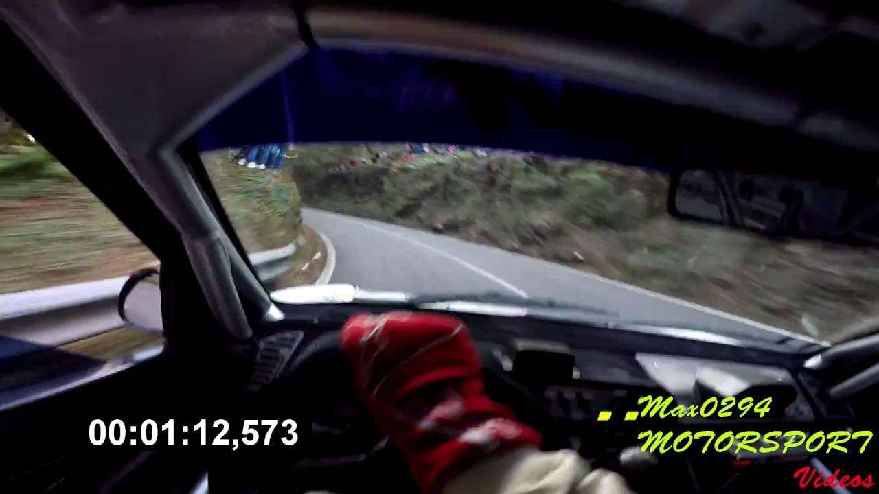 Driver's Eye onboard Manuel Senra VI Subida a Fraga 2016 Peugeot 306 Maxi