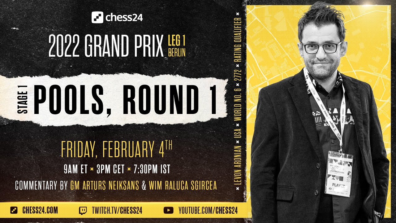 Round 1 | 2022 FIDE Grand Prix | Leg 1 | Arturs Neiksans & Raluca Sgircea