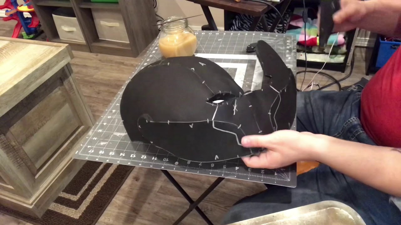 Red Hood rebirth V2 helmet
