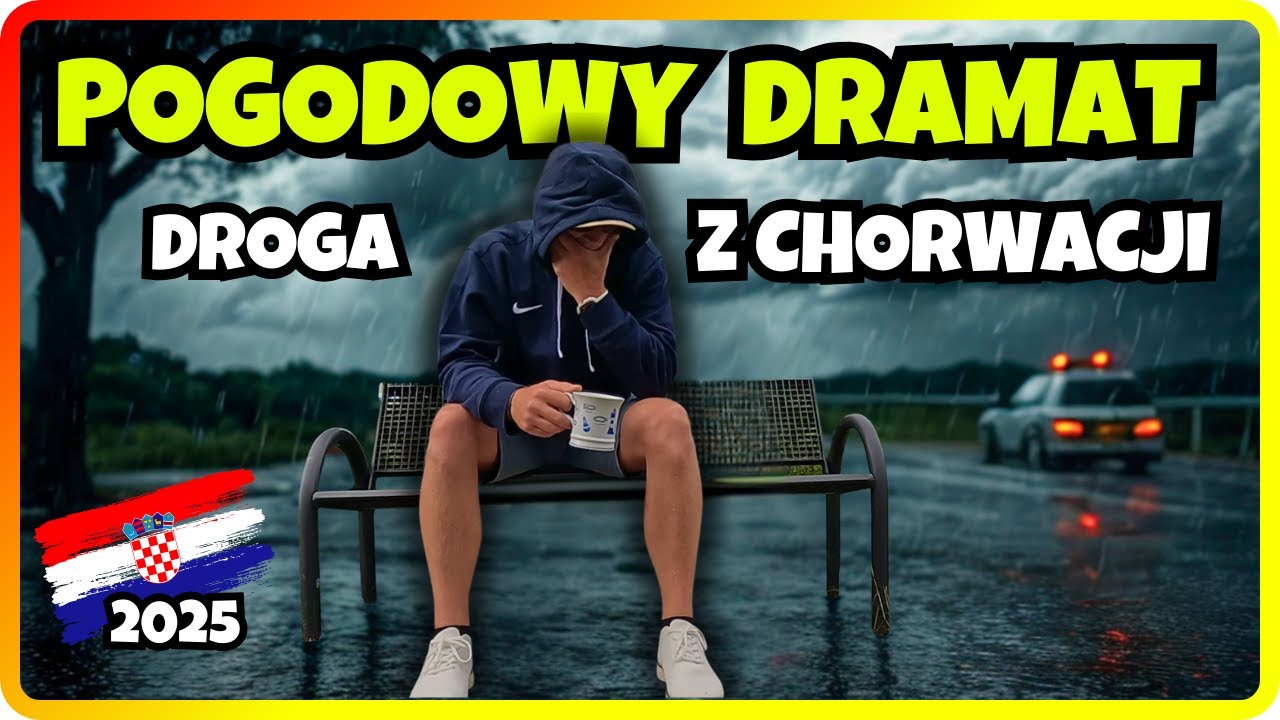 🌧🌧️Katastrofa pogodowa w Chorwacji! 🌧  | Ulewa, fatalna pogoda i powrót do Polski