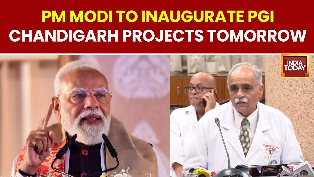 PM Modi's Big Healthcare Push: PGI Chandigarh's Rs 1,250 Crore Boost | India Today News