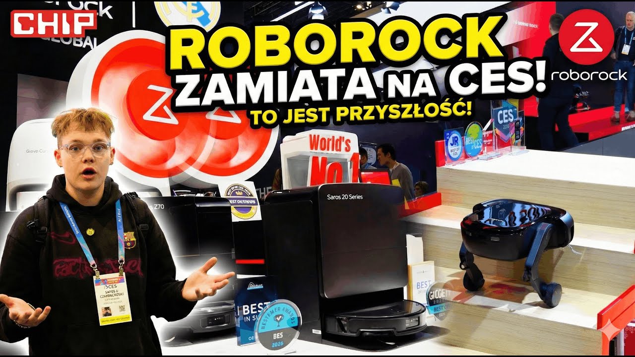 Progi, dywany, schody. Nowe roboty Roborock z Las Vegas ogarną WSZYSTKO