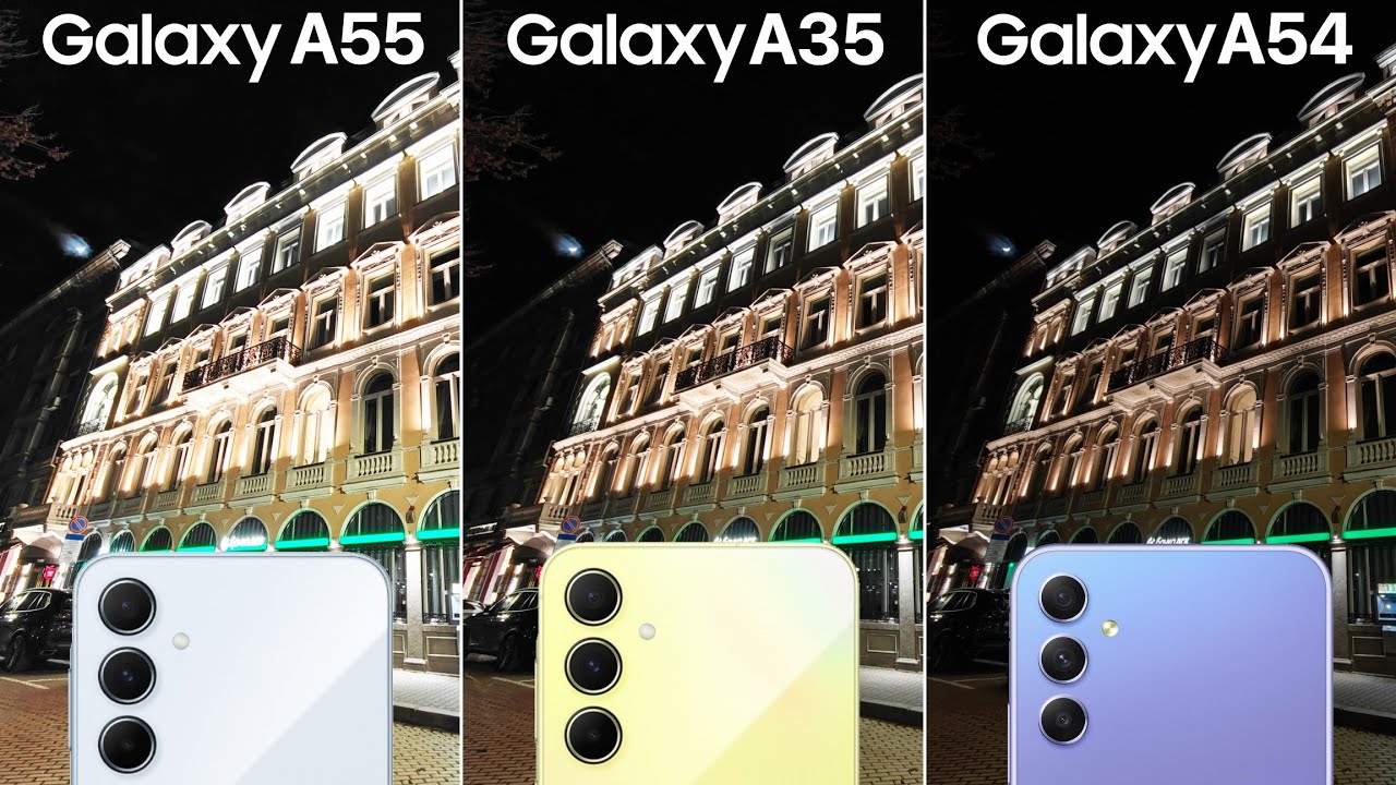 Samsung Galaxy A55 VS Galaxy A35 VS Galaxy A54 Camera Test Comparison