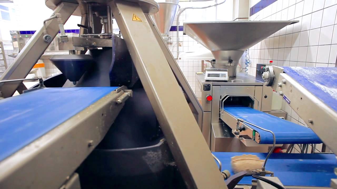 Linia do produkcji chleba Crustica w polskiej piekarni.mov