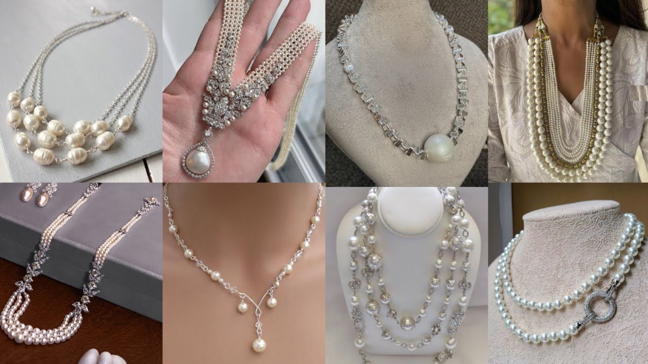 Pearl Meets Silver 😍– Most Beautiful & Elegant Necklace Designs of the Year!
