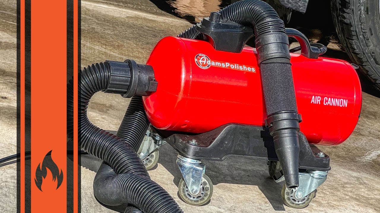 Touchless & Paint Safe Vehicle Drying (Hint: It Blows): Adam's Polishes Air Cannon