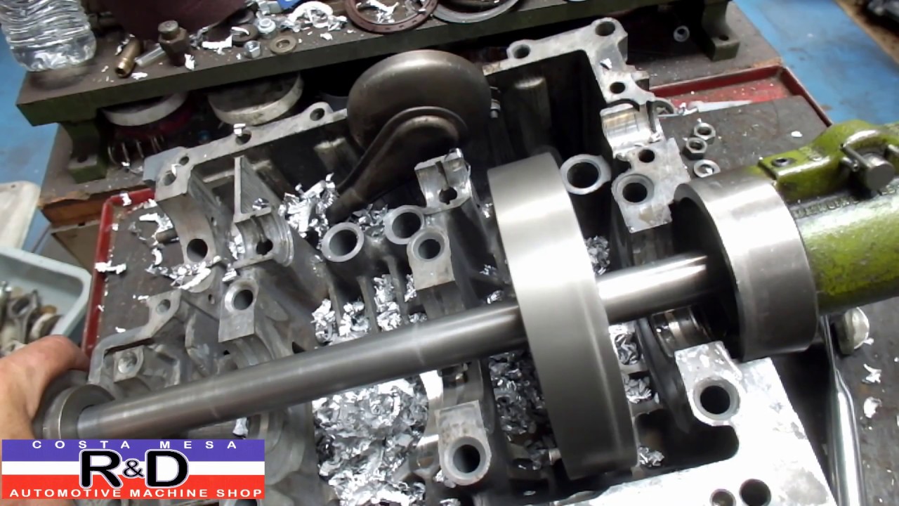 VW Case Clearancing with PortaTool Alignboring Tool