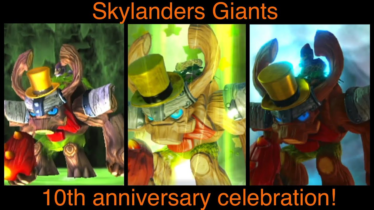 Skylanders Giants 10th ANNIVERSARY Celebration | EVERY Giant’s Magic Moment Evolution!
