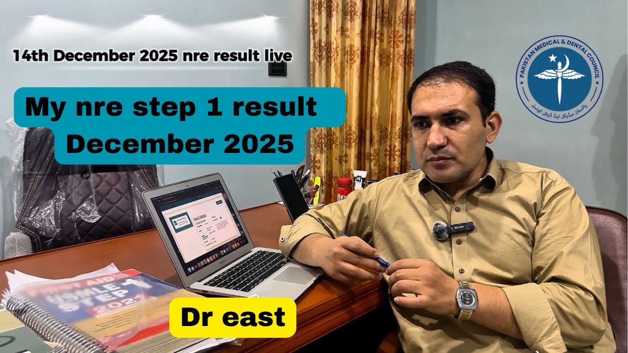My nre step 1 result live (December 2025) 