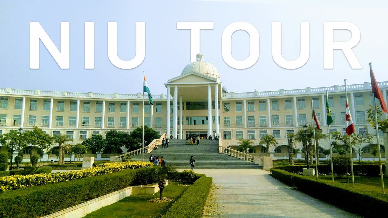 Noida International University Tour (The Most Beautiful College in India) [4K]