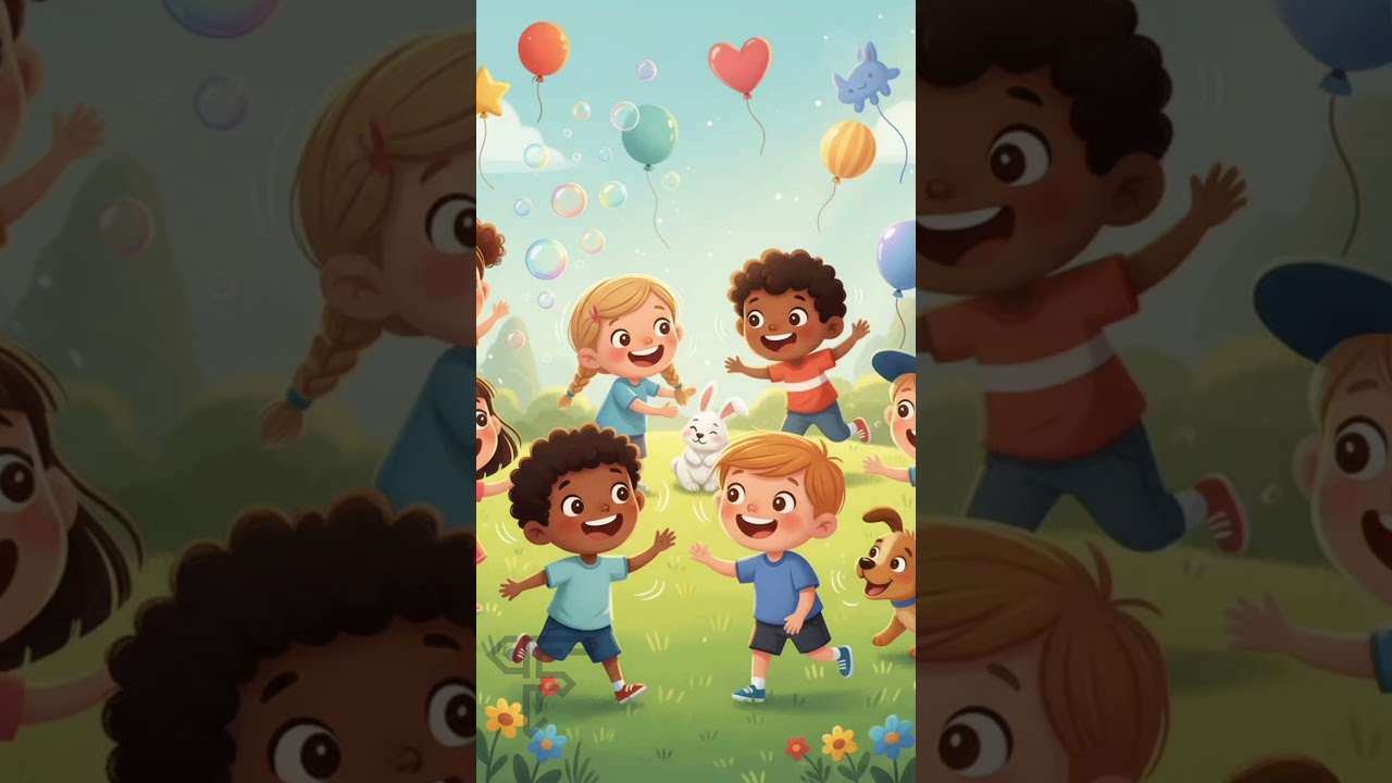 Happy Day with Funny Friends 