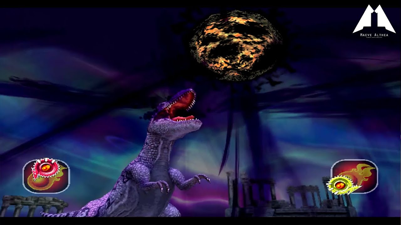 Dinosaur King Awaken Giganotosaurus D Team VS Goma's Eocarcharia Boss 恐竜キング