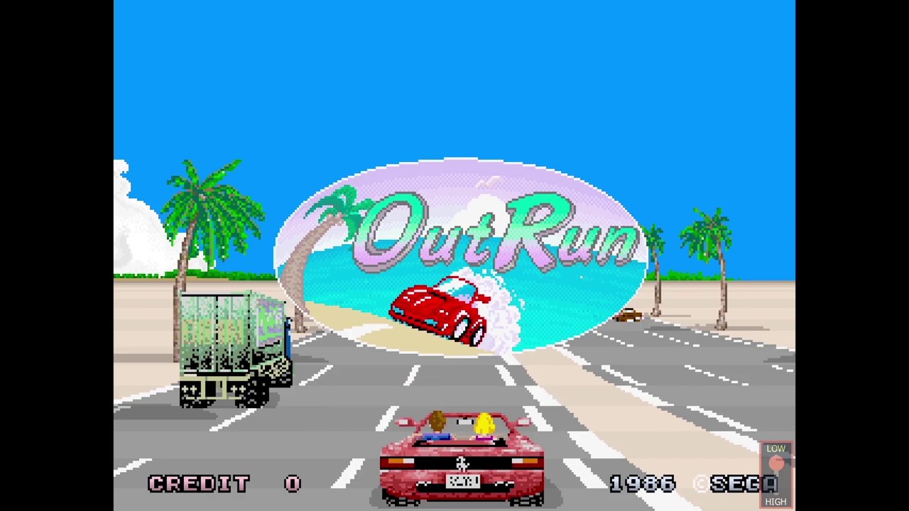 OUT RUN SPLASH WAVE (arcade game music)
