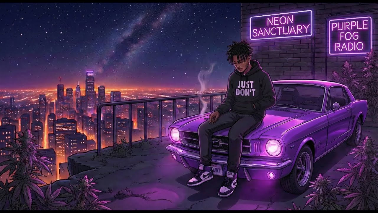 420 Fuzzy Riffs Under Purple Sky | Warm Deep Bass Night Sessions Vol.2