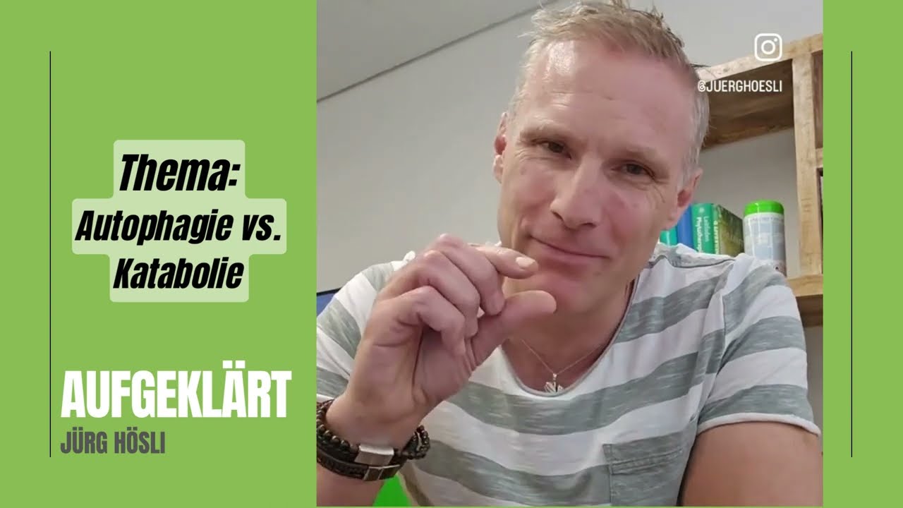 Jürg Hösli über: Autophagie vs. Katabolie