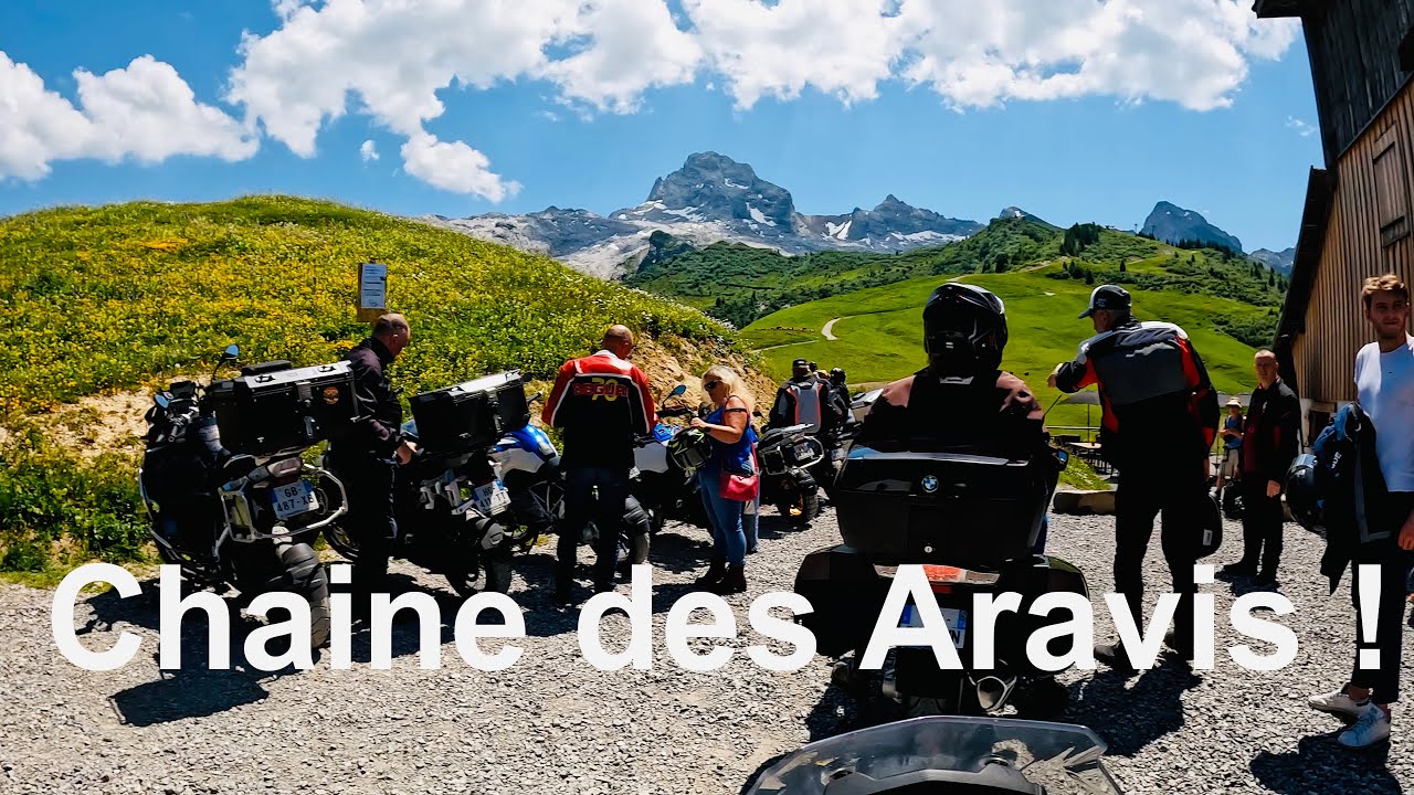 BALADE A MOTO  - Les Aravis avec BMW GRAND PRIX .