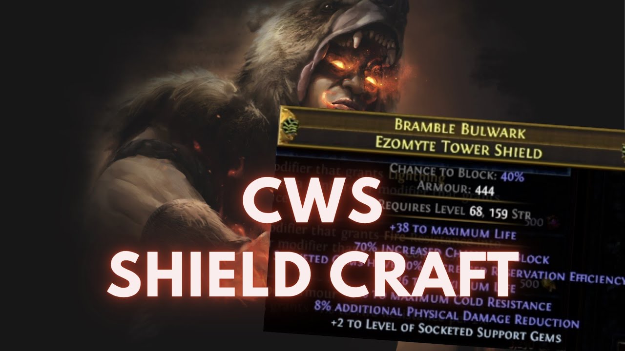 CWS RF Chieftain 3.26 SHIELD CRAFTING GUIDE