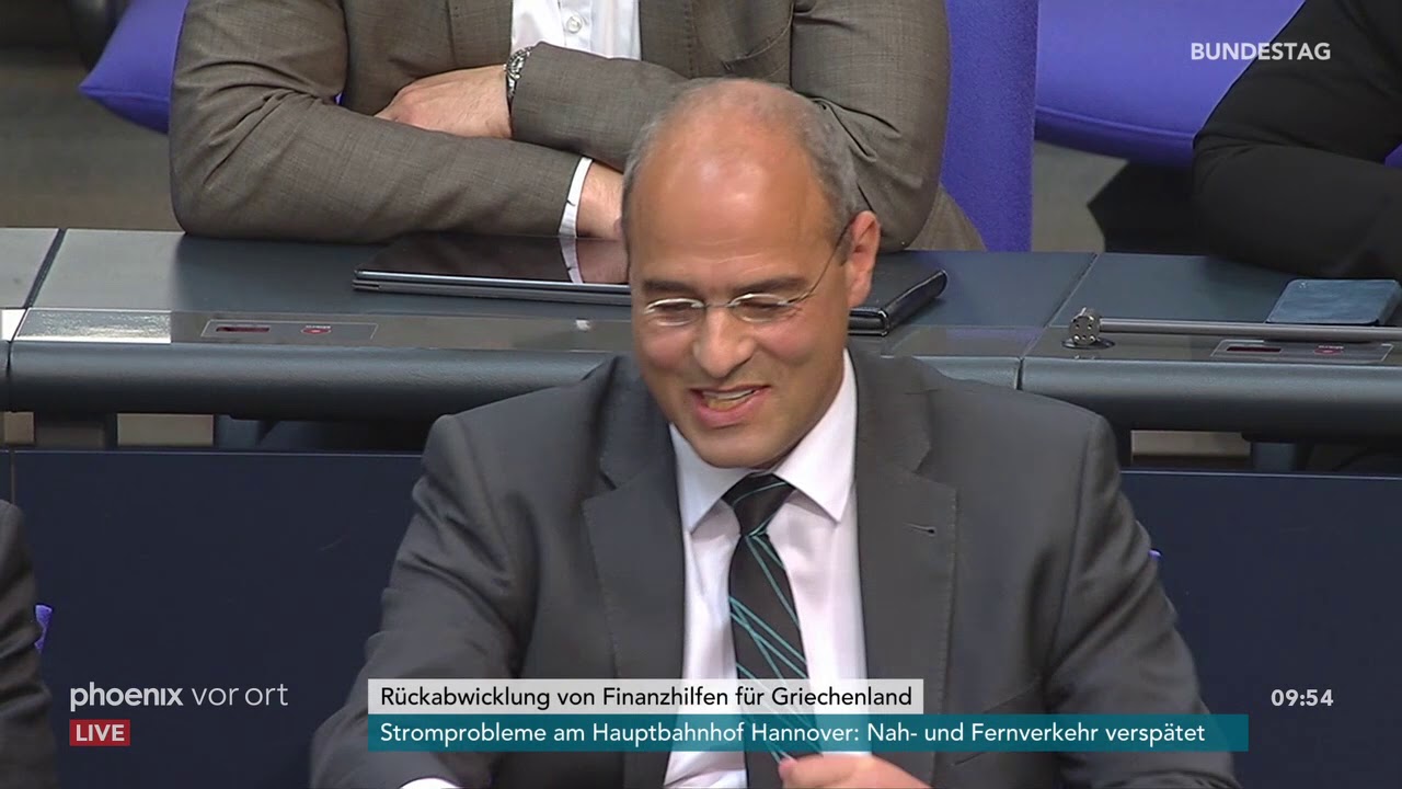 Bundestagsdebatte zur R&uuml;ckabwicklung von Finanzhilfen f&uuml;r Griechenland am 10.05.19
