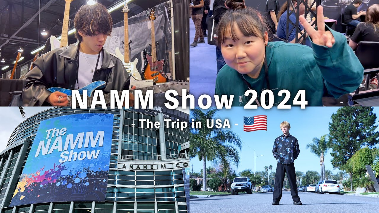【NAMM Show2024】今年も出店してきた！たくさんの人に弾いてもらえて最高の思い出できました～！