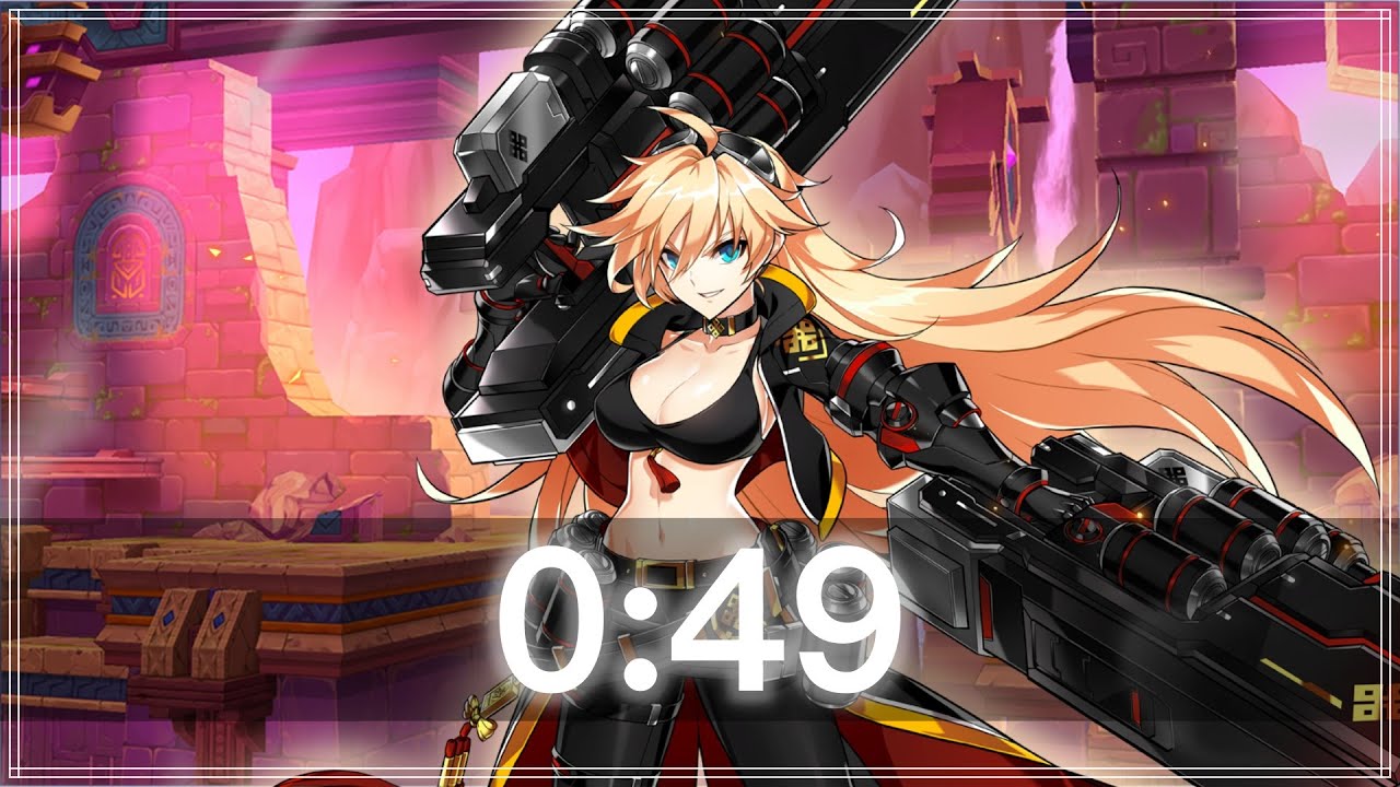 [엘소드/Elsword TW] 665%EXP Tempest Burster 16-2 Solo Play 0:49