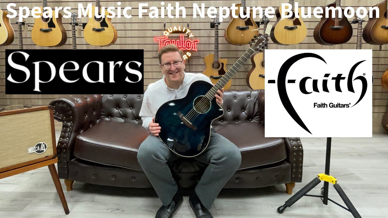 Faith Neptune Bluemoon Electro Acoustic Guitar | Spears Music | Demo With James | @FaithGuitars