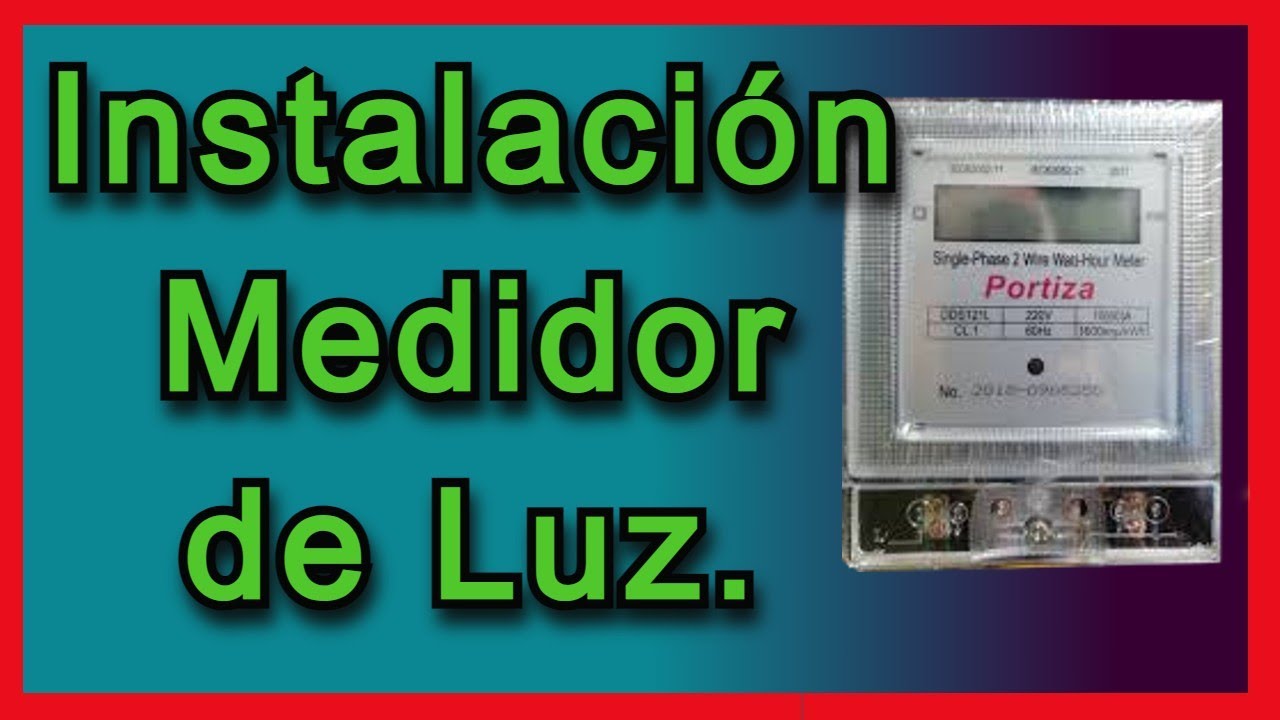 Como Instalar un Medidor de Luz/Paso a Paso