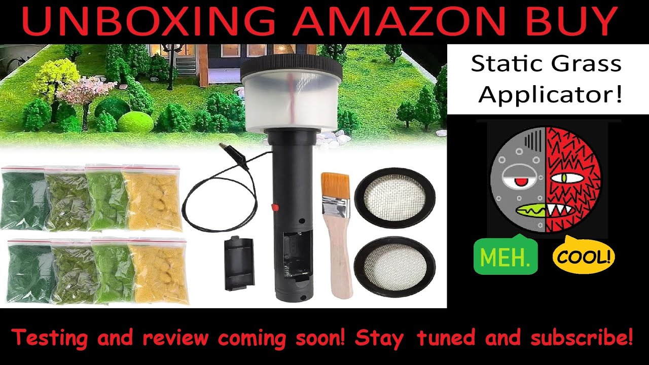 Unboxing Amazon Static Grass Applicator. #Staticgrass #terrain #miniatures #scalemodeling #cheap