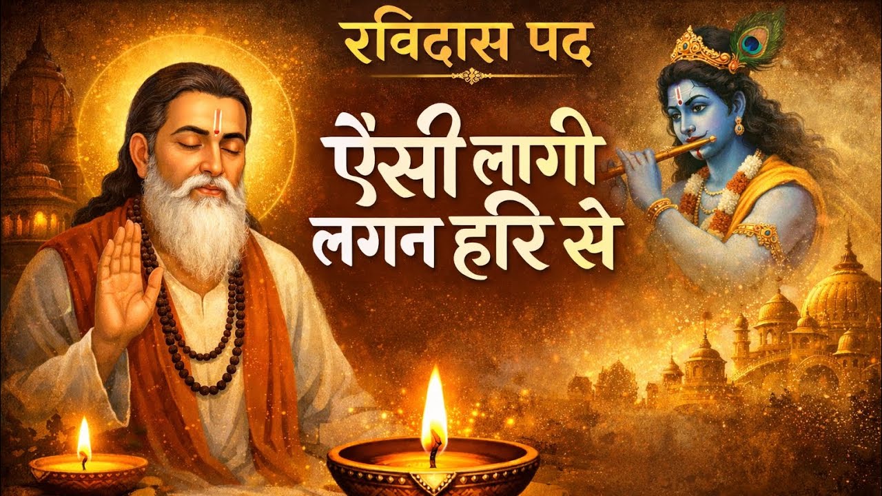 ऐसी लागी लगन हरि से | संत रविदास भजन | मन मंदिर में दीप जले | Soulful Bhakti 2026