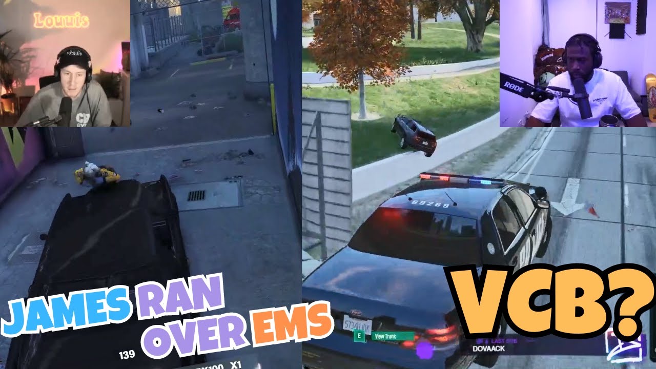 SK Saves James from W*ed Run COP CHASE (w/ Cop DenZel POV) | NoPixel 4.0 GTA RP