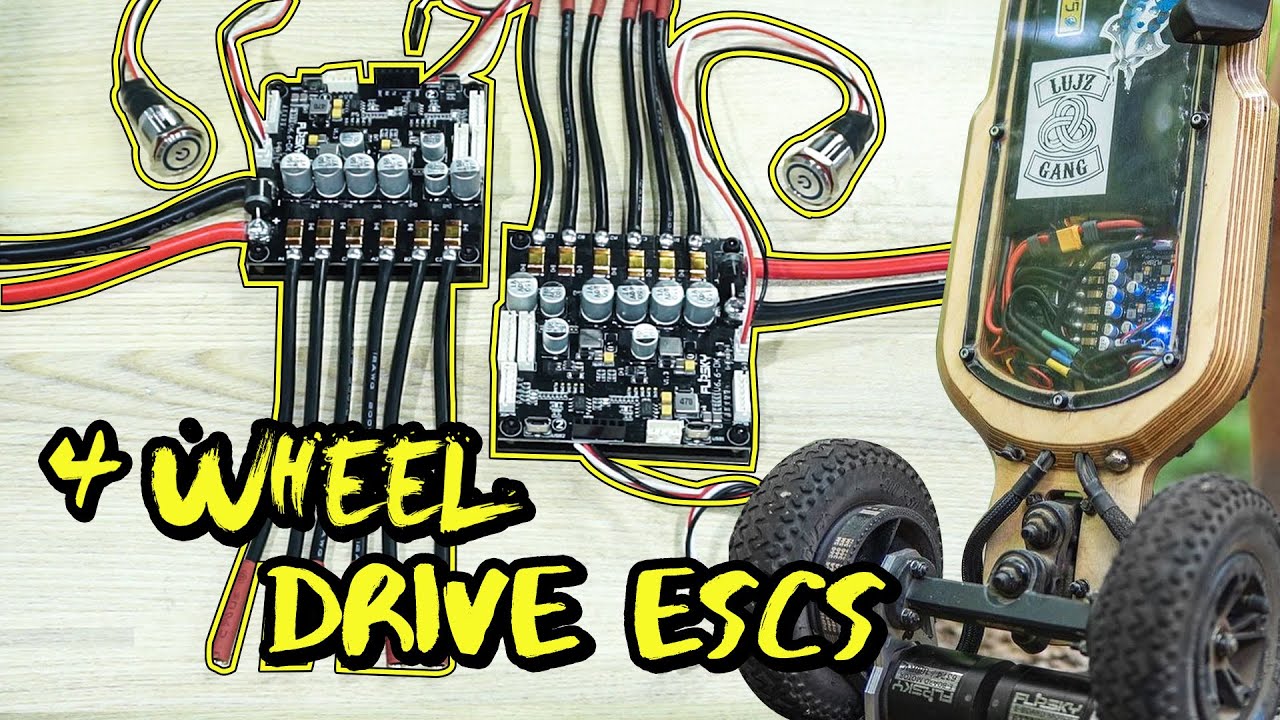 How to do 4WD with Dual Fsesc6.6 Plus | Flipsky