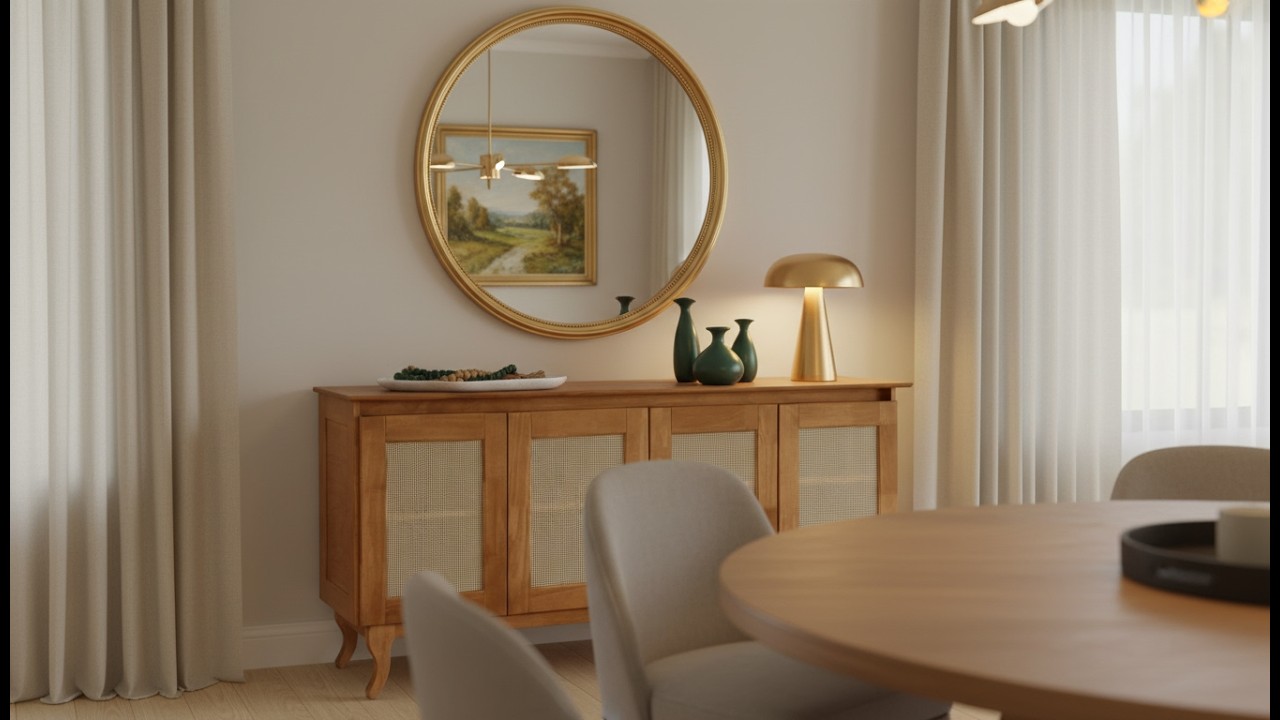 Decoração de aparador: como decorar o Buffet para um Ponto Focal de Sofisticação