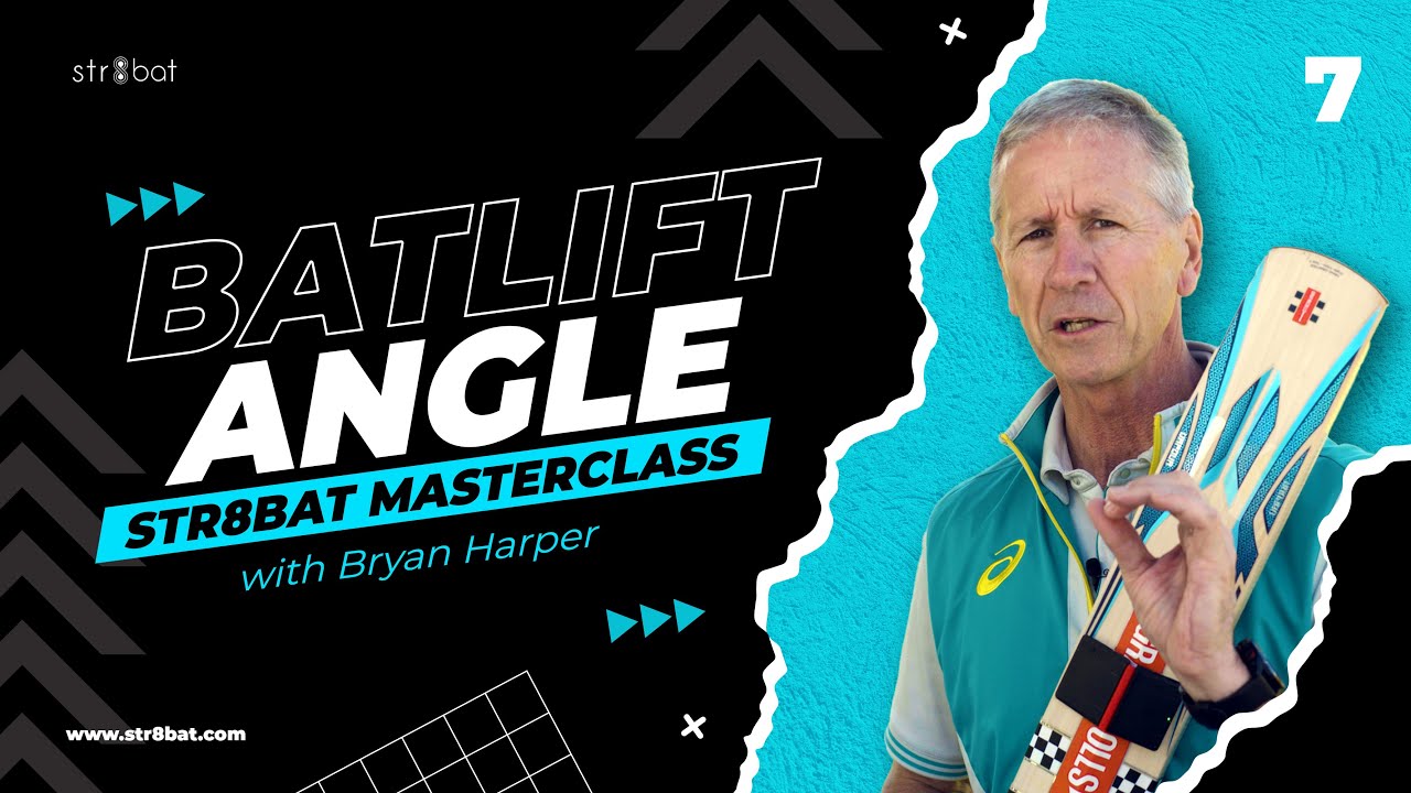 Bryan Harper Masterclass on Batlift Angle | str8bat Cricket Bat Sensor