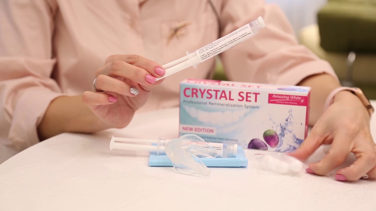 Набор для реминерализации зубов с капой Amazing White Crystal Set