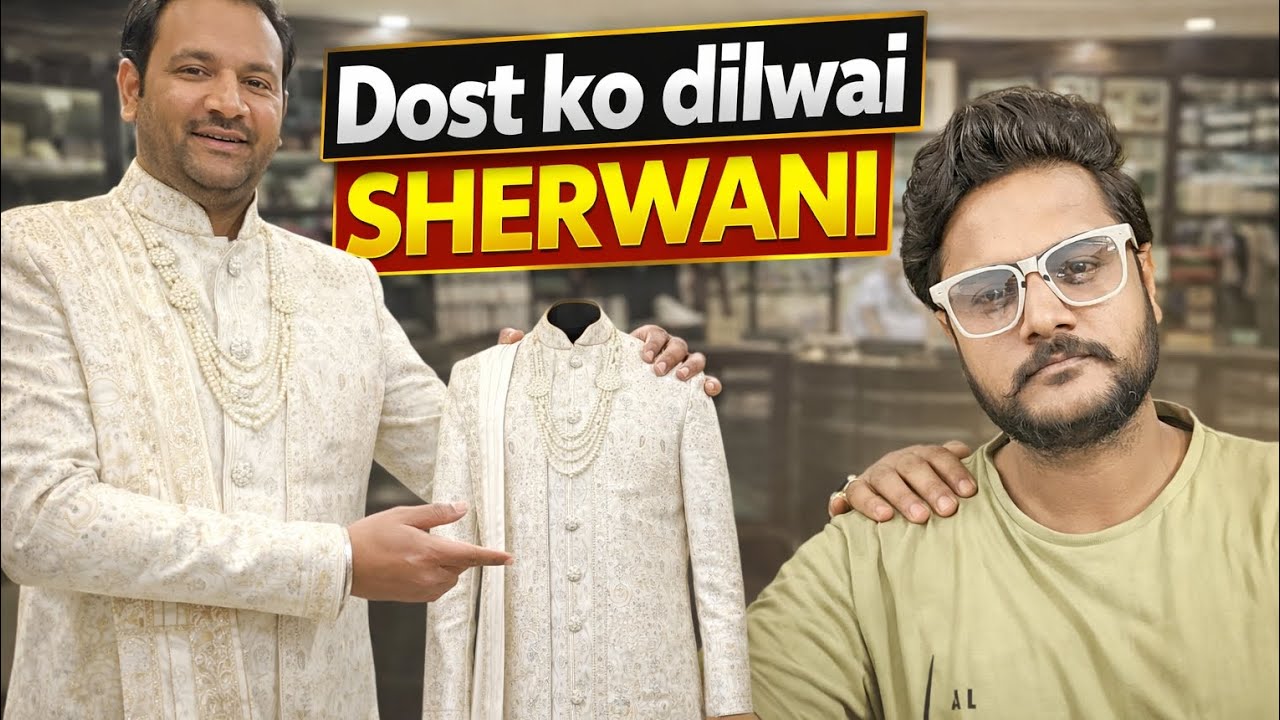 Exclusive Sherwani buying | Vlog